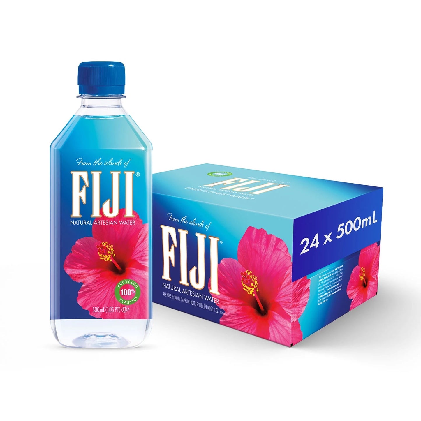 Fiji Premium Water- 10 cases (24x500ml bottles per case)*240 total bottles