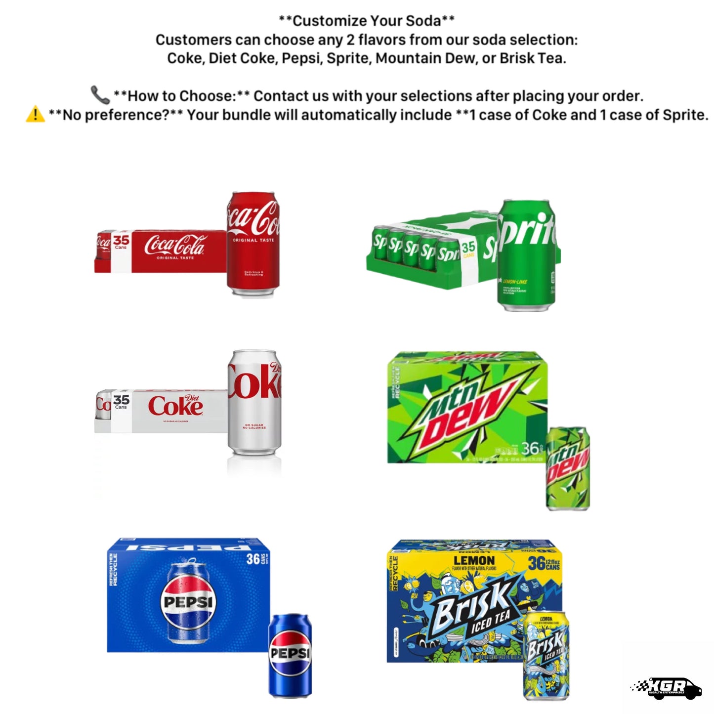 Family Refreshment Bundle – Includes Water, Gatorade, Soda & Capri Sun