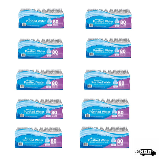 Members Mark 8oz Water Bulk - 10 Cases | 800 Bottles