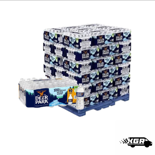 Full Pallet of Deer Park Spring Water 16.9oz/40 bottles per case (48 cases) 1920 total bottles
