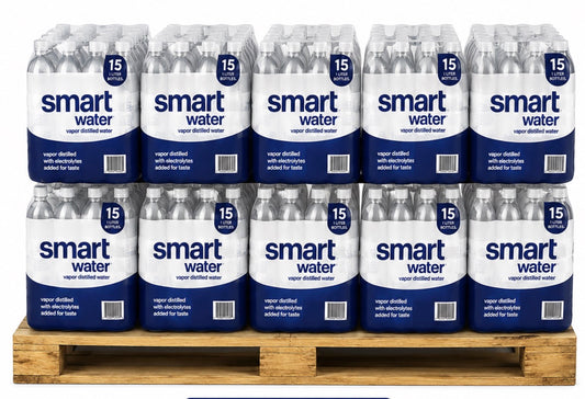 Smartwater Vapor Distilled 1L – 10 Case Bundle | 150 Bottles