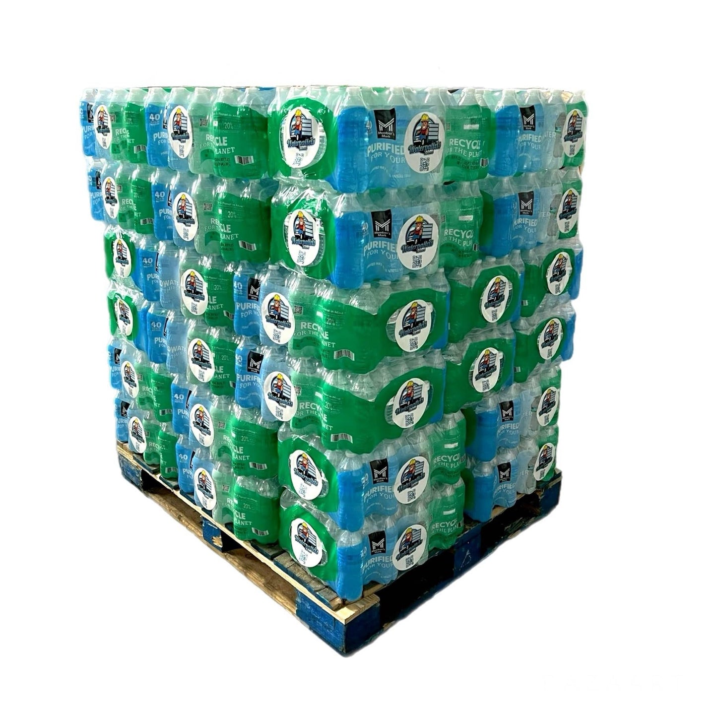 Full Pallet Gatorade Variety Pack 20 oz/24 bottles per case (54 cases/pallet) 1,296 total bottles & Full Pallet Members Mark 16.9 oz/40 per case (48 cases) 1,920 total bottles *3,216 total drinks*