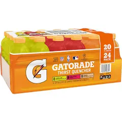 Full Pallet Gatorade Variety Pack 20 oz/24 bottles per case (54 cases/pallet) 1,296 total bottles & Full Pallet Members Mark 16.9 oz/40 per case (48 cases) 1,920 total bottles *3,216 total drinks*