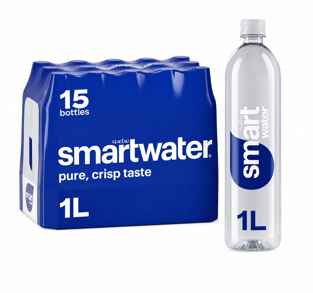 Smartwater Vapor Distilled 1L Full Pallet – 40 Cases | 600 Bottles