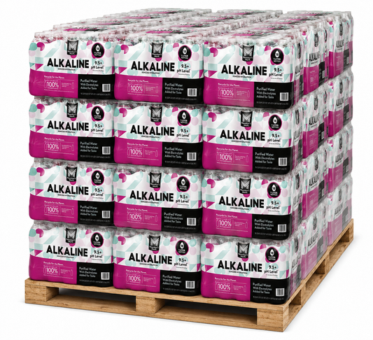 Member’s Mark Plus+ Alkaline Water 1L Full Pallet – 40 Cases | 720 Bottles